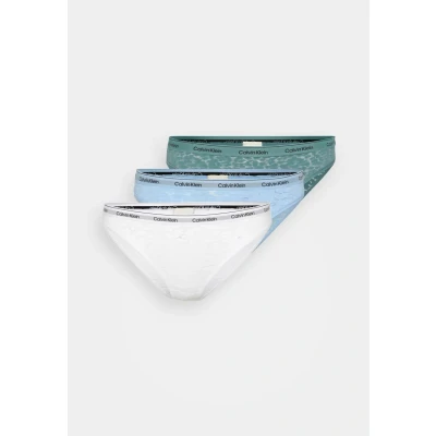 Image of Calvin Klein Women&#039;s Brief, Blue (Slate Turqouis/Frozen Fjord/White), M