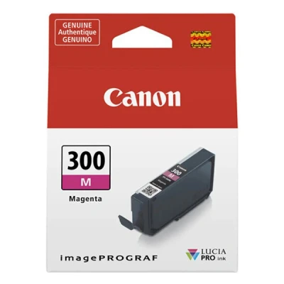 Image of Canon PFI 300M magenta ink cartridge (original Canon)