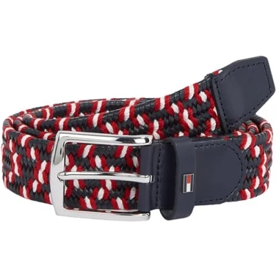Image of Tommy Hilfiger Denton Braided belt, Men&#039;s, Size: 44, Blue
