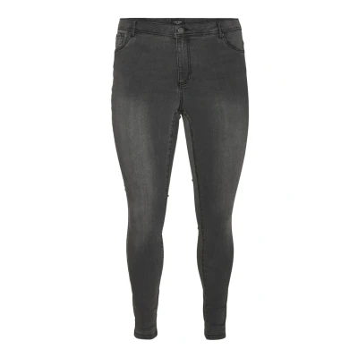 Image of ONLY Women&#039;s Vmcfanya Mr S Piping J Vi207 Ga Cur Noos, Dark Grey Denim, 48W / 32L