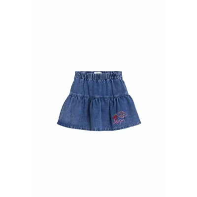 Image of Desigual Cherry Aline skirt for kids, Size: 3/4y, Blue