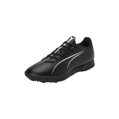 Image of Puma Ultra 5 PLAY Astro turf trainers, Men&#039;s, Size: 7.5, Black/white Textile/synthetics
