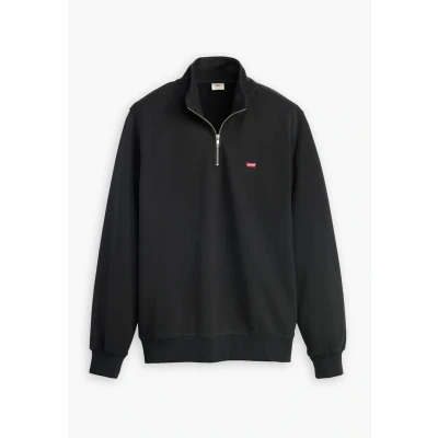 Image of Levi&#039;s Original ZIP Sweatshirt, Men&#039;s, Size: XS, Mineral black