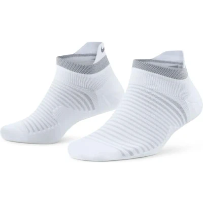 Image of Nike Performance Spark Unisex Sports socks, Size: 9 10.5, White/reflect silver