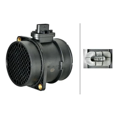Image of Mass Air Flow Sensor HELLA 8ET 358 166 571