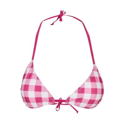 Image of Urban Classics Women&#039;s Check Bikini, Brightvioletvichy, L