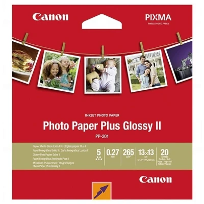 Image of CANON PP 201 Photo Paper Plus 5x5 inch 20 Sheets, 2311B060