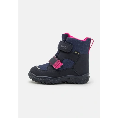 Image of Superfit Husky Winter boots for kids, Size: 6, Blau/pink Imitation leather/ textile