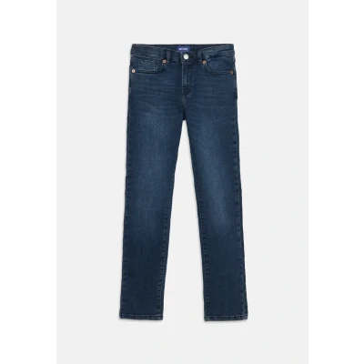 Image of ONLY &amp; SONS junior Osjweft Regular Straight leg jeans for kids, Size: 9y, Blue black denim