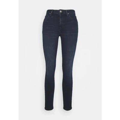 Image of Lee Scarlett HIGH Jeans Skinny Fit, Women&#039;s, Size: 25x33, Worn ebony