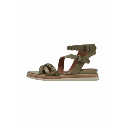 Image of Tamaris Damen Sandalette Materialmix aus Leder und Synthetik TOUCH IT; SAGE, EU 38