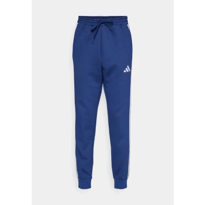 Image of adidas Sportswear Essential Three Stripes Tracksuit bottoms, Men&#039;s, Size: Small, Dark blue/white