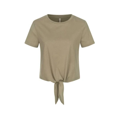 Image of ONLY Women&#039;s Onlmay S/S Short Knot Top Jrs T Shirt, Mermaid, L