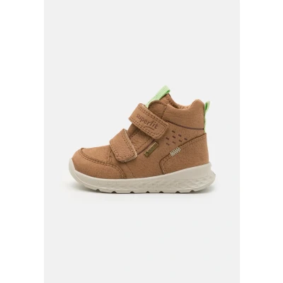Image of Superfit Breeze Unisex Baby shoes for kids, Size: 3.5/4K, Braun/hellgrün Nubuck