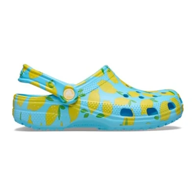 Image of Crocs Classic Fresh Fruits Pool slides, Women&#039;s, Size: M6/W7, Tinted glass Synthetics