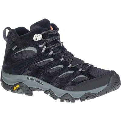 Image of Merrell MOAB 3 MID GTX Hiking shoes, Men&#039;s, Size: 7, Black/grey Leather and textile