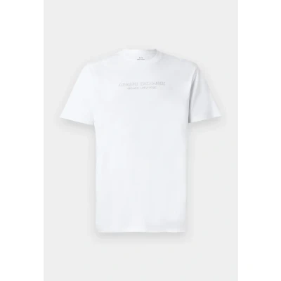 Image of Armani Exchange Print Tshirt, Men&#039;s, Size: XS, White