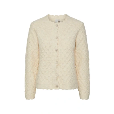 Image of YAS Yasbubble Cardigan Cardigan, Women&#039;s, Size: XL, Birch