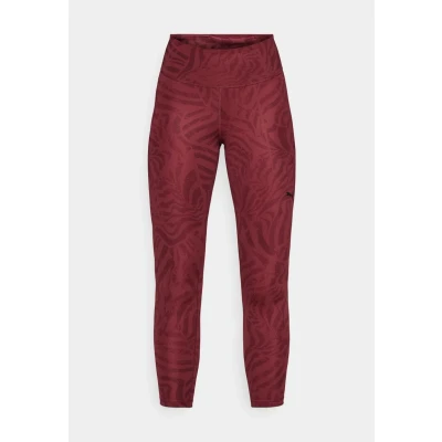 Image of Puma Essential Stripe Leggings, Women&#039;s, Size: XL, Ruby shimmer