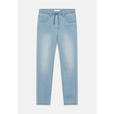 Image of Name it Nkmryan Slim fit jeans for kids, Size: 8y, Light blue denim