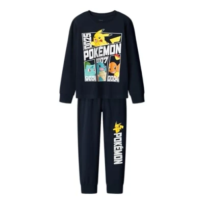 Image of Name it Nkmdamien Pokemon Pyjama set for kids, Size: 11 12y, Dark sapphire
