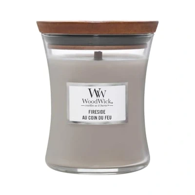 Image of WoodWick Scented Candle Medium Fireside 11 cm / ø 10