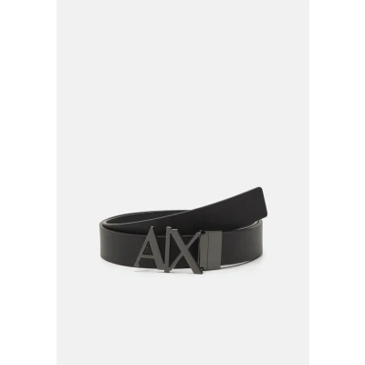 Image of Armani Exchange Reversible BELT Belt, Size: 40, Black