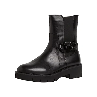 Image of Tamaris Comfort Chelsea Platform ankle boots, Women&#039;s, Size: 3, Black nappa Leather