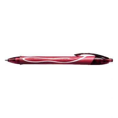 Image of BIC Gel Ocity Quick Dry red pen