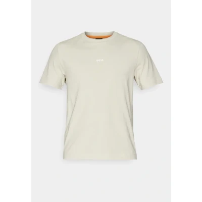 Image of BOSS Tchup Basic Tshirt, Men&#039;s, Size: XL, Light beige