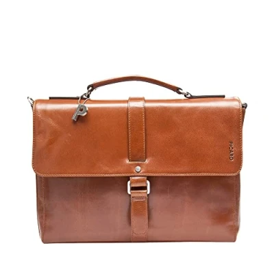 Image of Picard Buddy Men&#039;s Briefcase 38x29x8, Brown/Cognac,