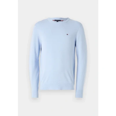 Image of Tommy Hilfiger Essential CREW NECK Jumper, Men&#039;s, Size: Small, Breezy blue
