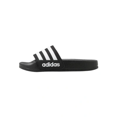 Image of adidas Adilette Shower Slides, Core Black/Cloud White/Core Black, 38 EU, Black Cloud White 5 UK
