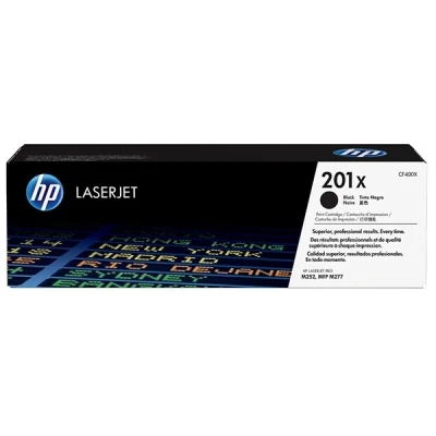 Image of HP CF400X 201X High Yield Original LaserJet Toner Cartridge, Black, Single Pack