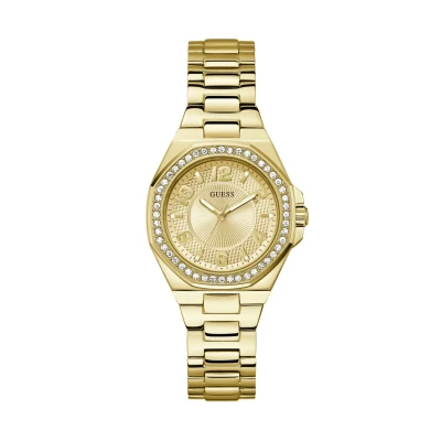 Image of Guess Contessa Watch, Women&#039;s, Size: One Size, Gold tone