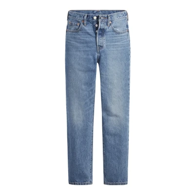 Image of Levi&#039;s Women&#039;s 501 Crop Montgomery Baked, Medium Indigo Worn in, 24W / 26L