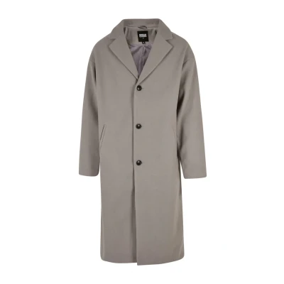 Image of Urban Classics Classic coat, Men&#039;s, Size: Large, Wolfgrey