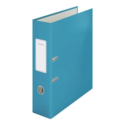 Image of Leitz Lever Arch File, 600 Sheet Capacity, 80 mm Spine, Cosy Range, A4, Calm Blue, 10610061