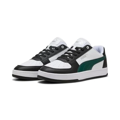 Image of Puma Unisex&#039;s Caven 2.0 Sneaker, White Dark Myrtle Black, 6 UK