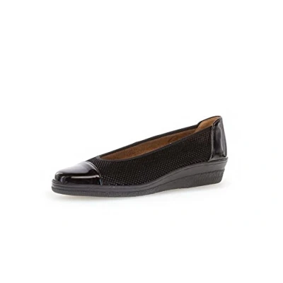 Image of Gabor Ballet pumps, Women&#039;s, Size: 4.5, Schwarz Suede