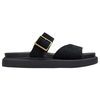 Image of Clarks Aristella Mules, Women&#039;s, Size: 3, Black Suede