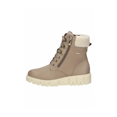 Image of CAPRICE Damen Stiefeletten zum Schnüren Gefüttert Wasserabweisend, Braun (Mud Nubuc), 40 EU