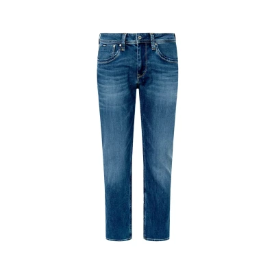 Image of Pepe Jeans Men&#039;s Cash Regular Fit Rise Denim, Blue (Denim z23), 29W / 32L