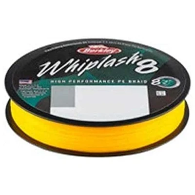 Image of Berkley Whiplash 8 Braided line Yellow 150m 0.28mm (47.1kg) fishing