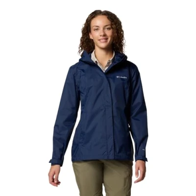 Image of Columbia ARCADIA Jacket Waterproof jacket, Women&#039;s, Size: Small, Collegiate navy