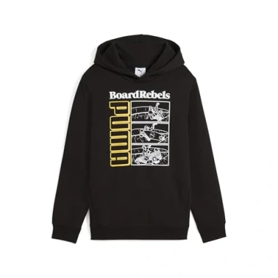 Image of Puma MID 90S Hoodie Unisex for kids, Size: 14y (13 14y), Black