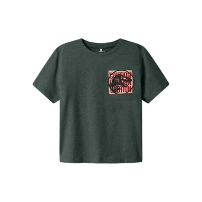 Image of Name it Nkmjust Jurassic Print Tshirt for kids, Size: 6y, Garden topiary