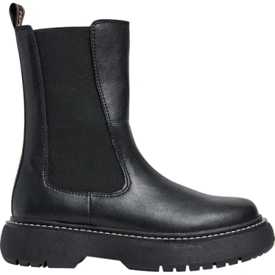Image of Pepe Jeans YOKO ROCK Platform ankle boots, Women&#039;s, Size: 4, Black Pu