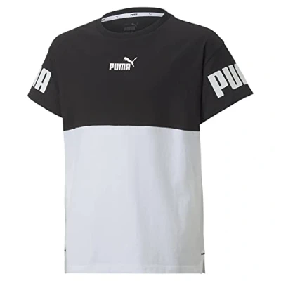 Image of PUMA Girl&#039;s Power Colorblock Tee G