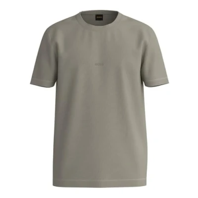 Image of BOSS Tokks Basic Tshirt, Men&#039;s, Size: Small, Light beige